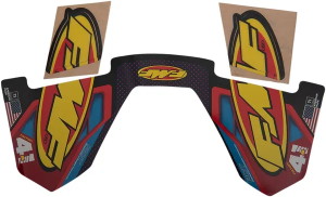 Fmf Exhaust Replacement Decal Black, Red, Yellow