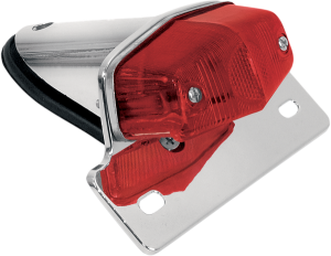 Lucas-style Taillight With Chrome Bracket Chrome