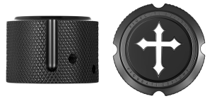 Front Axle Nut Cover Black