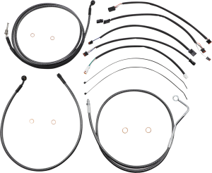 Karbonfibr Designer Handlebar Installation Kit Silver, 1, nordicamoto.ro