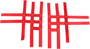 Ez-fit Nerf Bar Replacement Net Red