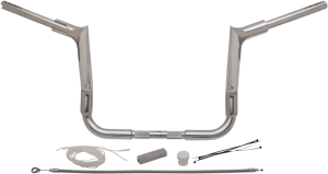 1-1/2(r) Ez Install Pointed Top Handlebar Kit Silver, 3, nordicamoto.ro