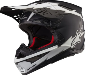 Casca Alpinestars Supertech M10 Ampress Black/White