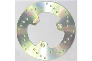 Round Hpsr Solid Brake Rotor Gold, Stainless Steel, Zinc