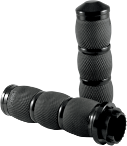 3-ring Air Cushioned Grips Black, 1, nordicamoto.ro