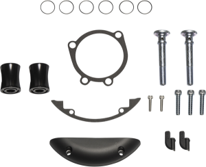 Inverted Air Cleaner Hardware Kit Black, Silver