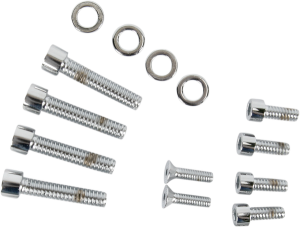Handlebar Lever Switch Housing Master Cylinder Fastener Silver