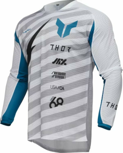 Tricou Enduro Thor Launchmode Vented Raid Gray