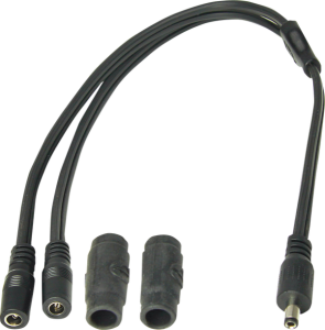 Y-splitter Black, 2, nordicamoto.ro