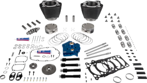 Engine Performance Kit Highlighted Fins-Wrinkle Black, 1, nordicamoto.ro