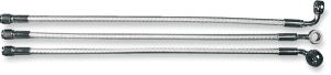 Designer Series Braided Non-abs Front Brake Line Kit Chrome, Sterling Chromite® Ii, 1, nordicamoto.ro