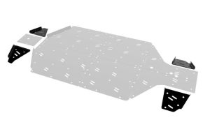 PROTECȚIE BRAȚE SUSPENSIE (A-ARM) UTV CFMOTO U10 PRO / U10 XL PRO – HDPE 8MM, NEGRU, 7, nordicamoto.ro