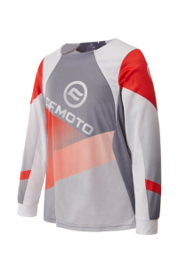 TRICOU COPII MÂNECĂ LUNGĂ CFMOTO – PORTOCALIU GRADIENT _6-7, 5, nordicamoto.ro