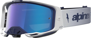 Vision 8 Amber Goggle White, Blue, nordicamoto.ro