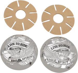 (r)live To Ride(r) Gas Cap Covers Chrome, 1, nordicamoto.ro