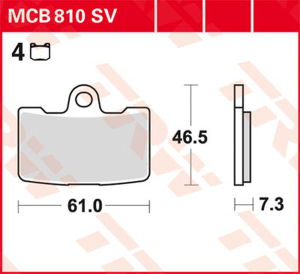 Sv Series Sindered Brake Pads