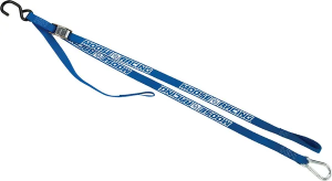 MOOSE RACING Carabiner Tie-downs Blue 