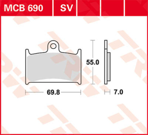 Sv Series Sindered Brake Pads