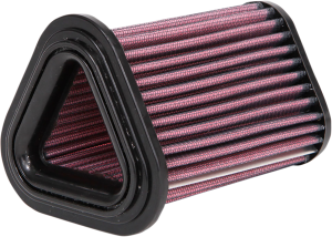 High Flow Air Filter Black, Red