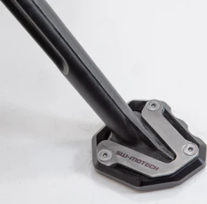 Extensie pentru piciorul suportului lateral, negru, argintiu