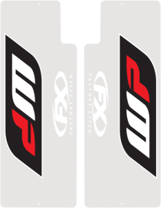 Fork Shields Black, Clear, Red, White, 2, nordicamoto.ro
