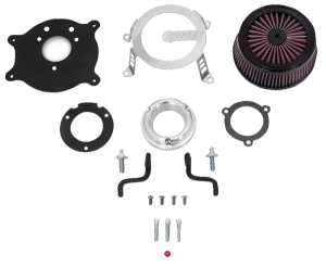 Vo2 Cage Fighter Air Cleaner Black, Red, Silver 
