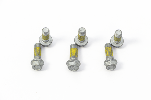 Brake Rotor Bolt Set Silver, Stainless Steel