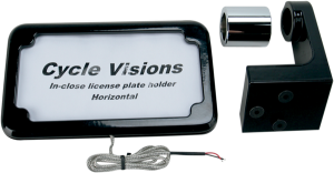 In-close License Plate Holder Black