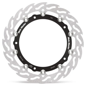Flame Series Floating Rotor Black, Silver 