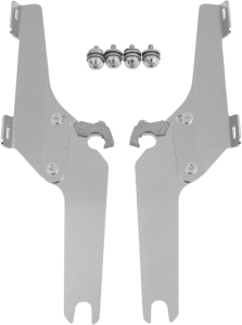 Fats/slim Windshield Trigger-lock Complete Mount Kit Polished, 1, nordicamoto.ro