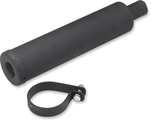 Universal Bolt-on Steel Silencer Black, 1, nordicamoto.ro