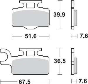 Racing Brake Pads Offroad