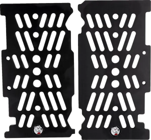 Xtrem Radiator Guards Black, nordicamoto.ro