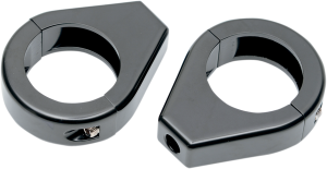 Turn Signal Fork Clamps Black