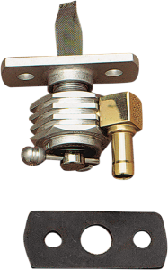 Power-flo Hex Fuel Valve Silver