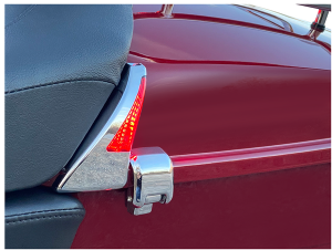 Sequential Tour Pak Seat Back Rest Led Lights White, 1, nordicamoto.ro