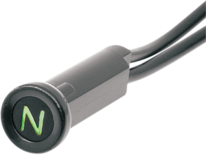 Snap-in Indicator Light Black