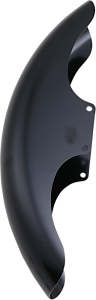 Hugger Front Fender With Mounting Blocks For Softail/dyna Black