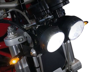 Universal Led Headlight Clear, 1, nordicamoto.ro