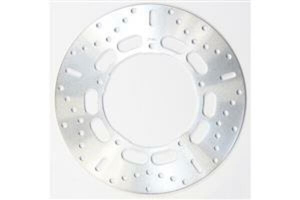 Round Fixed Brake Rotor Silver, Stainless Steel, 1, nordicamoto.ro