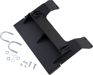 Plow Mount Plate For Rm5 Rapid Mount Plow System Matte Black, Powder-coated 