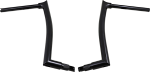 1-1/2(r) Ez Install Pointed Top Handlebar Black, 2, nordicamoto.ro