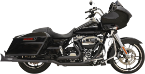 Fishtail Slip-on Mufflers Black, 1, nordicamoto.ro