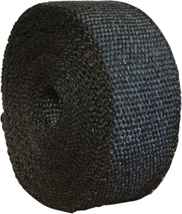 Fiberglass Exhaust Wrap Black
