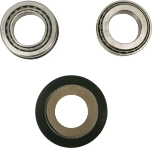 Set de rulmenți pentru coloana de direcție, negru, cromat, 1, nordicamoto.ro