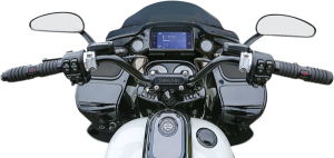 Road Glide Riser Adapter Kit Black, 1, nordicamoto.ro