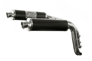 Round Slip-on Muffler Carbon Fiber, 2, nordicamoto.ro