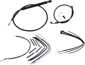 Jail Bar Cable Kit Black, 1, nordicamoto.ro