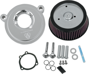 Big Sucker Air Filter Kit Accepts 8(r) Round Aftermarket Covers Only Red, 1, nordicamoto.ro