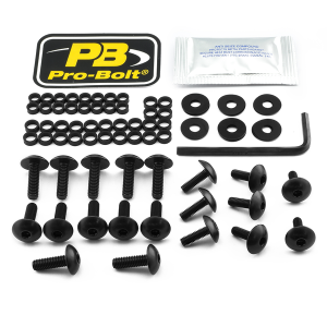 Fairing Bolt Kit For Suzuki Black